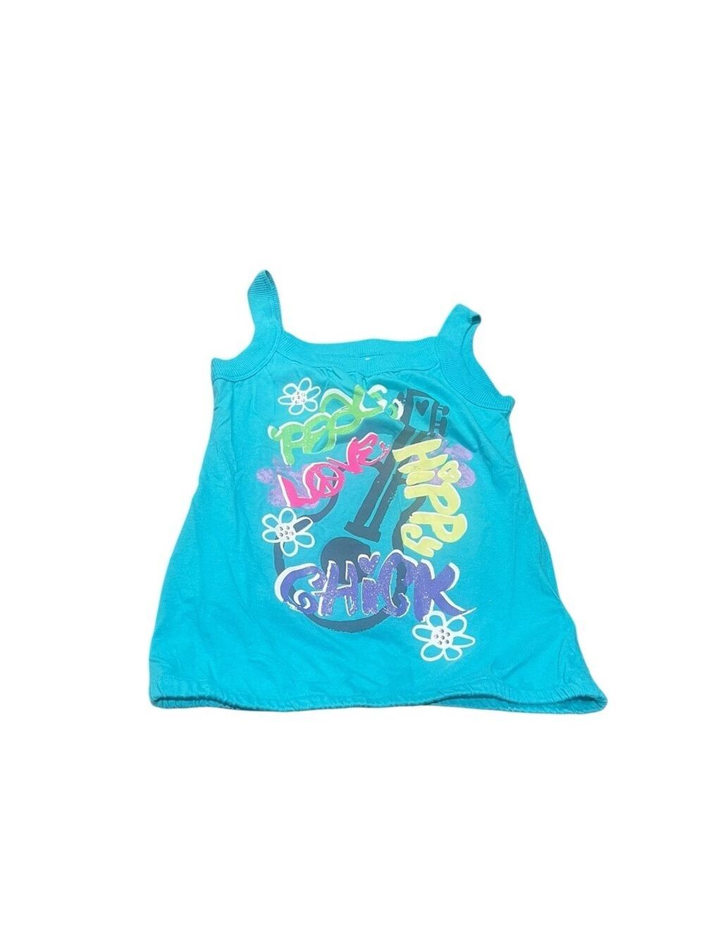 Blue Kids Tank Top with Graphic